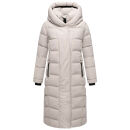 Navahoo Engelsfeder Damen Winter Parka Steppmantel N064 Bone Größe S - Gr.36