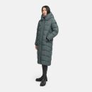 Navahoo Engelsfeder Damen Winter Parka Steppmantel N064 StoneGreen Größe S - Gr.36