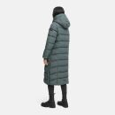 Navahoo Engelsfeder Damen Winter Parka Steppmantel N064 StoneGreen Größe S - Gr.36