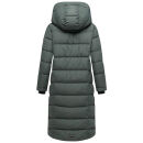 Navahoo Engelsfeder Damen Winter Parka Steppmantel N064 StoneGreen Größe S - Gr.36
