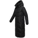Marikoo Firella Damen Winter Steppmantel Winterjacke Parka N065 Schwarz-Größe L - Gr. 40
