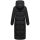 Marikoo Firella Damen Winter Steppmantel Winterjacke Parka N065 Schwarz-Größe L - Gr. 40