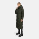Marikoo Firella Damen Winter Steppmantel Winterjacke Parka N065 DarkOlive-Größe M - Gr. 38