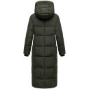 Marikoo Firella Damen Winter Steppmantel Winterjacke Parka N065 DarkOlive-Größe M - Gr. 38