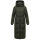 Marikoo Firella Damen Winter Steppmantel Winterjacke Parka N065 DarkOlive-Größe M - Gr. 38