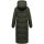 Marikoo Firella Damen Winter Steppmantel Winterjacke Parka N065 DarkOlive-Größe M - Gr. 38