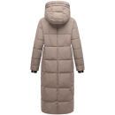 Marikoo Firella Damen Winter Steppmantel Winterjacke Parka N065 TaupeGrey-Größe M - Gr. 38