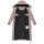 Marikoo Firella Damen Winter Steppmantel Winterjacke Parka N065 TaupeGrey-Größe M - Gr. 38