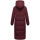 Marikoo Firella Damen Winter Steppmantel Winterjacke Parka N065 Wine-Größe S - Gr. 36