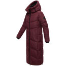Marikoo Firella Damen Winter Steppmantel Winterjacke Parka N065 Wine-Größe M - Gr. 38