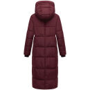 Marikoo Firella Damen Winter Steppmantel Winterjacke Parka N065 Wine-Größe M - Gr. 38