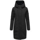 Navahoo Hageltanz Damen Winterjacke Parka N070 Schwarz-Größe S - Gr. 36