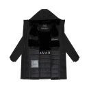 Navahoo Hageltanz Damen Winterjacke Parka N070 Schwarz-Größe S - Gr. 36