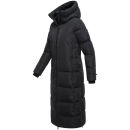 Marikoo Honiaa Damen Winter Steppmantel Parka N074 Schwarz-Größe XL - Gr. 42