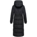 Marikoo Honiaa Damen Winter Steppmantel Parka N074 Schwarz-Größe XL - Gr. 42