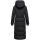 Marikoo Honiaa Damen Winter Steppmantel Parka N074 Schwarz-Größe XL - Gr. 42