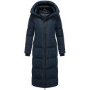 Marikoo Honiaa Damen Winter Steppmantel Parka N074 Navy-Größe M - Gr. 38
