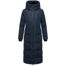 Marikoo Honiaa Damen Winter Steppmantel Parka N074 Navy-Größe M - Gr. 38