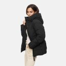 Marikoo Kuschelnasee Damen Herbst Winter Steppjacke N076 Schwarz-Größe M - Gr. 38