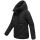 Marikoo Kuschelnasee Damen Herbst Winter Steppjacke N076 Schwarz-Größe M - Gr. 38