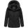 Marikoo Kuschelnasee Damen Herbst Winter Steppjacke N076 Schwarz-Größe XL - Gr. 42