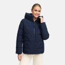 Marikoo Kuschelnasee Damen Herbst Winter Steppjacke N076 Navy-Größe M - Gr. 38