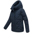 Marikoo Kuschelnasee Damen Herbst Winter Steppjacke N076 Navy-Größe M - Gr. 38