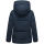 Marikoo Kuschelnasee Damen Herbst Winter Steppjacke N076 Navy-Größe M - Gr. 38