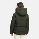 Marikoo Kuschelnasee Damen Herbst Winter Steppjacke N076 DarkOlive-Größe S - Gr. 36