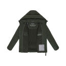 Marikoo Kuschelnasee Damen Herbst Winter Steppjacke N076 DarkOlive-Größe S - Gr. 36
