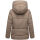 Marikoo Kuschelnasee Damen Herbst Winter Steppjacke N076 TaupeGrey-Größe XS - Gr. 34