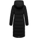 Marikoo Lanitaa Damen Winter Steppmantel Parka N079 Schwarz Größe XS - Gr.34