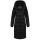 Marikoo Lanitaa Damen Winter Steppmantel Parka N079 Schwarz Größe S - Gr.36