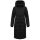 Marikoo Lanitaa Damen Winter Steppmantel Parka N079 Schwarz Größe S - Gr.36
