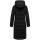 Marikoo Lanitaa Damen Winter Steppmantel Parka N079 Schwarz Größe S - Gr.36