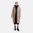 Marikoo Lanitaa Damen Winter Steppmantel Parka N079 TaupeGrey Größe XS - Gr.34