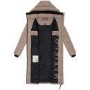 Marikoo Lanitaa Damen Winter Steppmantel Parka N079 TaupeGrey Größe XS - Gr.34