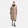 Marikoo Lanitaa Damen Winter Steppmantel Parka N079 TaupeGrey Größe XS - Gr.34