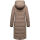 Marikoo Lanitaa Damen Winter Steppmantel Parka N079 TaupeGrey Größe XS - Gr.34