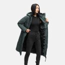 Marikoo Lanitaa Damen Winter Steppmantel Parka N079 StoneGreen Größe XS - Gr.34