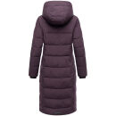 Marikoo Lanitaa Damen Winter Steppmantel Parka N079 DustyPlum Größe L - Gr.40