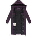 Marikoo Lanitaa Damen Winter Steppmantel Parka N079 DustyPlum Größe L - Gr.40
