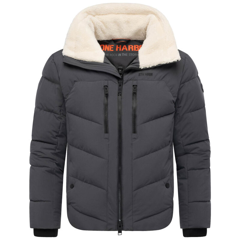 Stone Harbour Ansello Herren Winter Steppjacke B764 Anthrazit Größe M - Gr. M