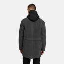 Stone Harbour Darioon Herren Mantel gefüttert in Wollmantel Optik B766 Anthrazit Größe XXXL - Gr. 3XL