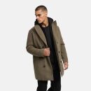 Stone Harbour Darioon Herren Mantel gefüttert in Wollmantel Optik B766 Stone Brown Größe XXXL - Gr. 3XL