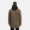 Stone Harbour Darioon Herren Mantel gefüttert in Wollmantel Optik B766 Stone Brown Größe XXXL - Gr. 3XL