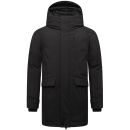 Stone Harbour Emriis Herren Winter Jacke Parka B767 Schwarz Größe M - Gr. M
