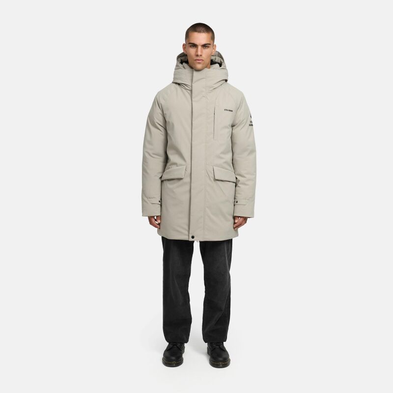 Stone Harbour Emriis Herren Winter Jacke Parka B767 Silver Grey Größe XXL - Gr. 2XL