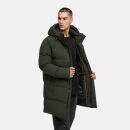 Stone Harbour Hadrieen Herren Winter Parka Steppmantel B771 Dark Olive Größe L - Gr. L