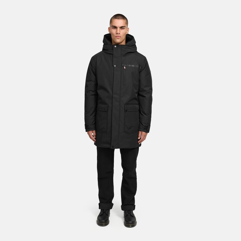 Stone Harbour Netaan Herren Winter Parka B774 Schwarz-Größe XL - Gr. XL